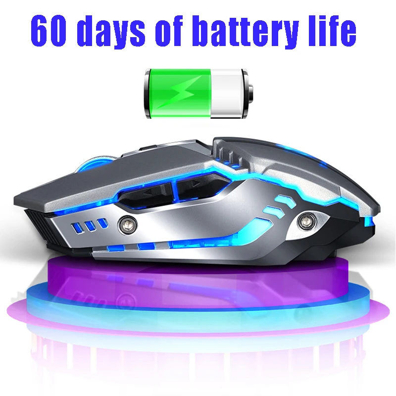 Мышь игровая беспроводная USB 2 4 ГГц 3 уровня DPI 800/1200/1600 6 кнопок | Компьютеры и офис