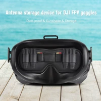 antenna storage device for dji fpv goggles dustproof lens protector cover memory card slot holder glasses accessory parts