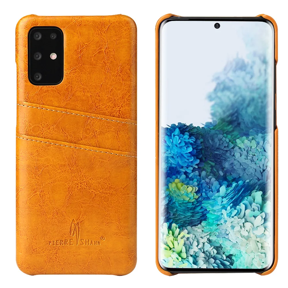 2020 Новый чехол из натуральной кожи для Samsung Galaxy S20 Plus Ultra + задняя крышка телефона с
