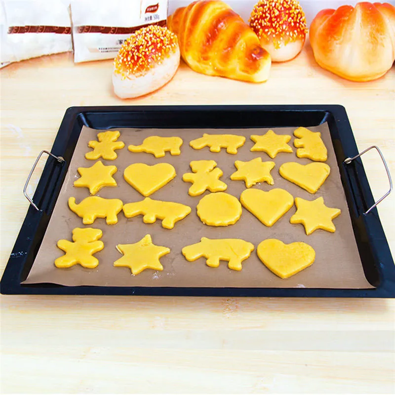 

Reusable Non Stick Baking Paper Oven Pastry Baking Mat Liner Heat Resistant Easy Clean BBQ Grill Baking Sheet Macarons