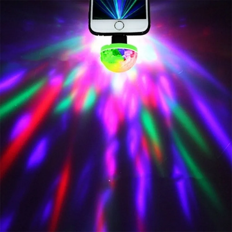 

LED 4W USB Mini DJ Stage Car Light Portable Family Party Ball Colorful Light Bar Club Stage Effect Lamp Mobile Phone Lighting