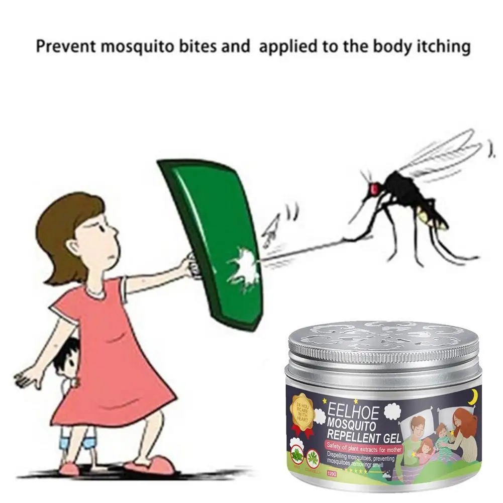 

120g Citronella Non-toxic Anti-mosquito Gel Household Health Supplies Cream Baby Women Mosquito Summer Safe Pregnant Repell M6Z0