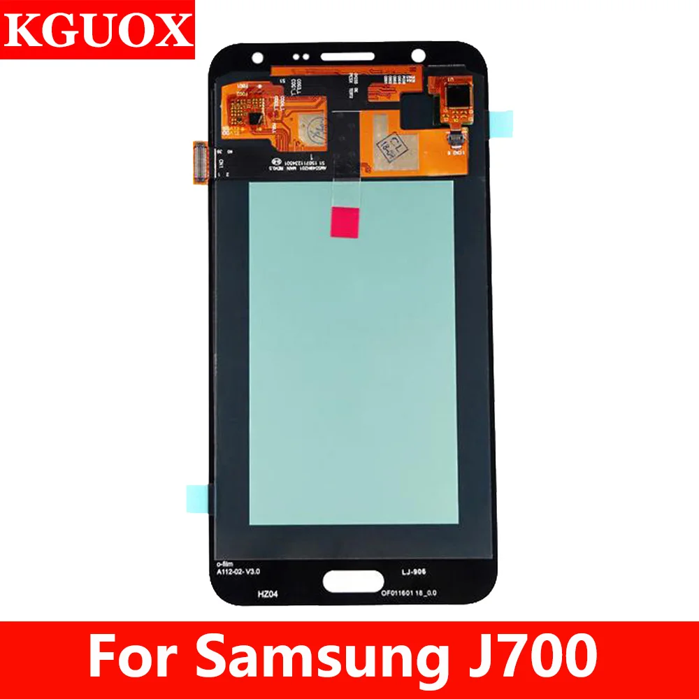 

ЖК-дисплей 5,5 ''Super AMOLED для Samsung Galaxy J7 2015 J700 J700F J700M J700H, ЖК-дисплей с сенсорным экраном и дигитайзером в сборе