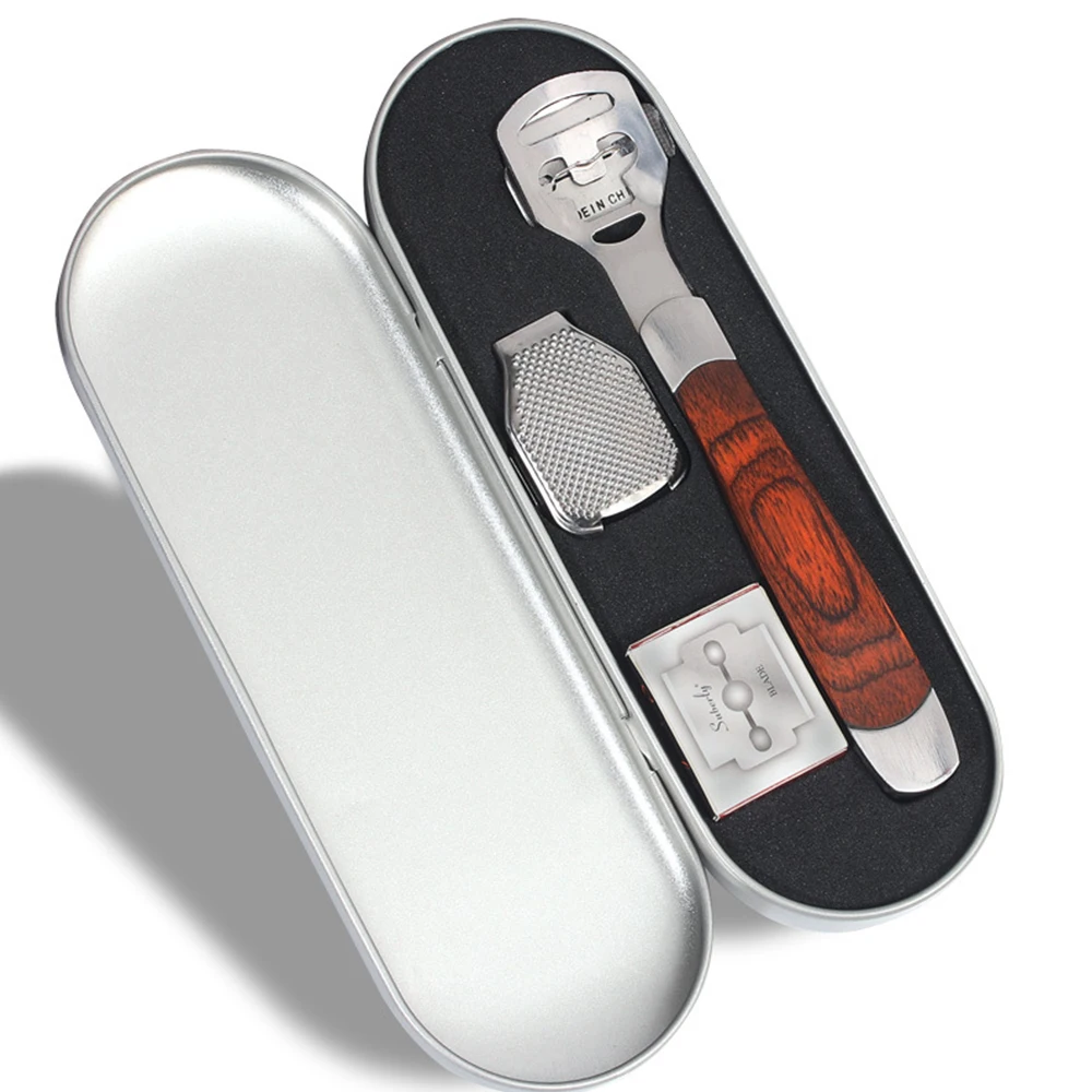 1 шт. из массива дерева Нержавеющая сталь кожи очистки фруктов и овощей