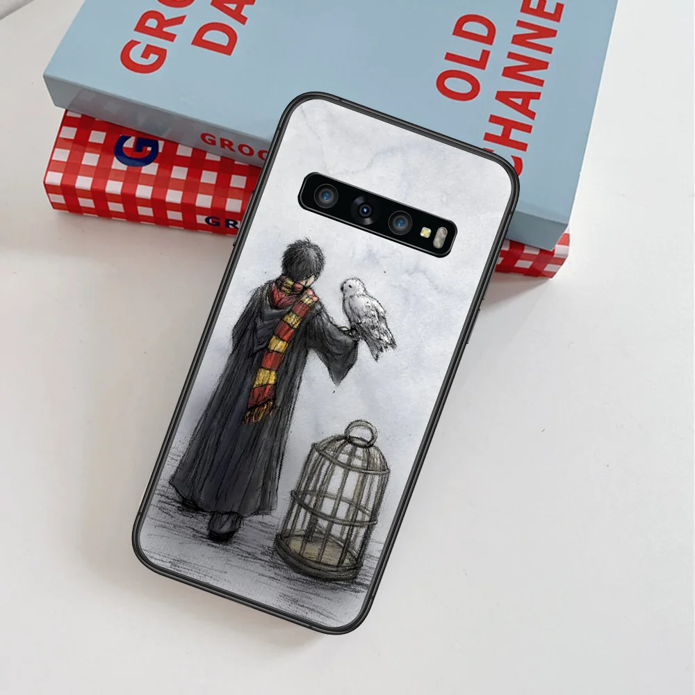 

Harries Cartoon Potter Owl Phone Case For Samsung Galaxy Note S 8 9 10 20 Plus E Lite Uitra black Back Trend Prime Painting