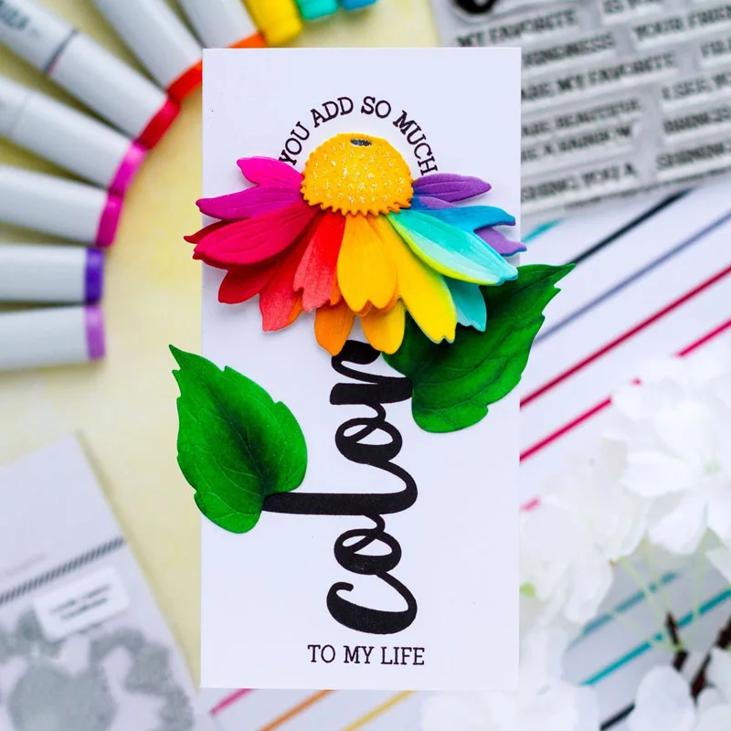 Металлические пресс-формы новинка 2021 Цветочная краска готовка садоводство