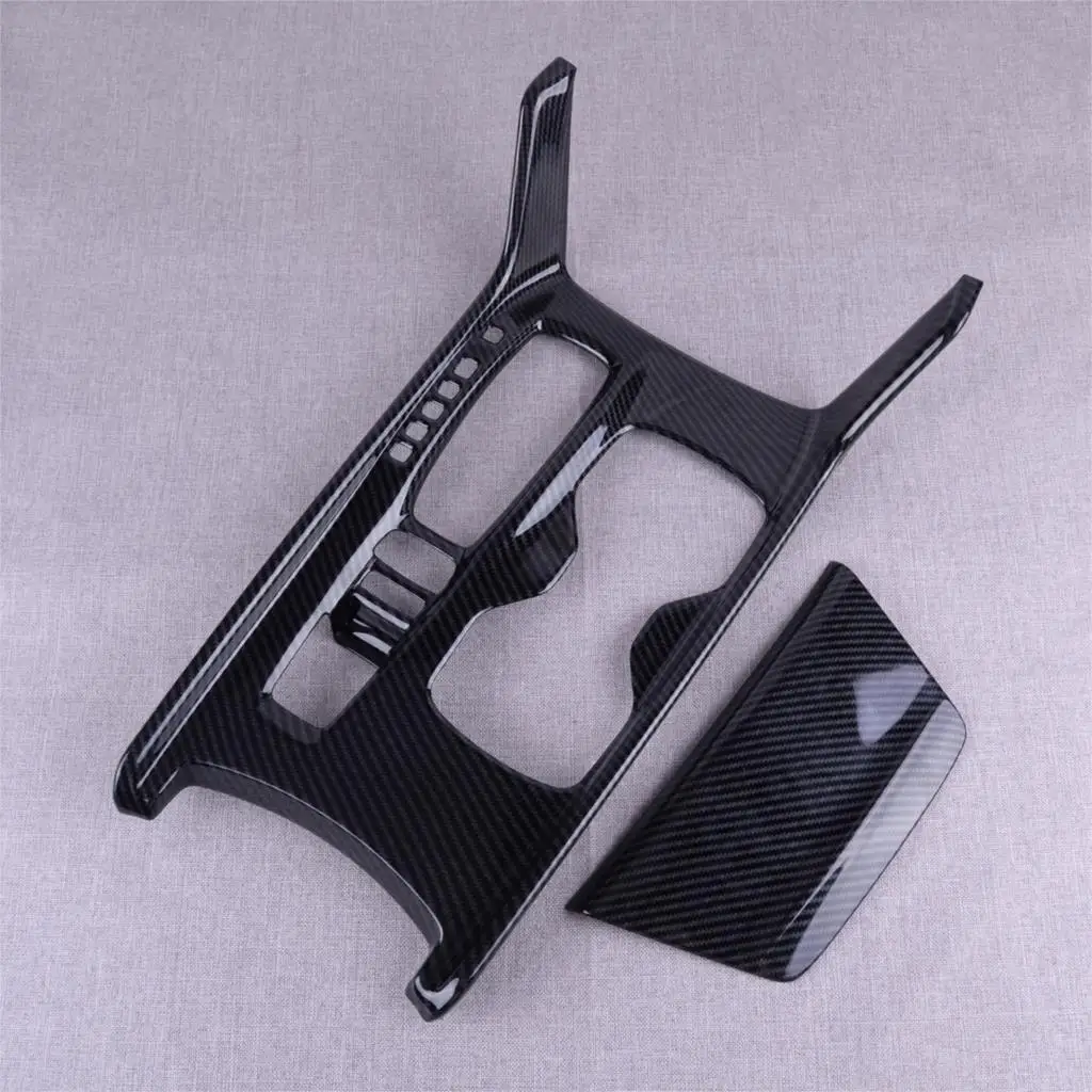 

CITALL ABS Carbon Fiber Texture Car Auto Gear Shift Box Cigarette Lighter Panel Cover Trim Fit For Honda Accord 2018 2019