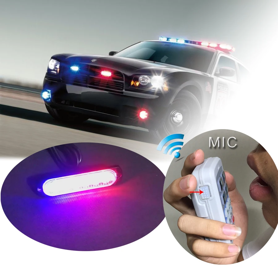 Автомобильный громкий громкоговоритель 12 В полицейская сирена беспроводное