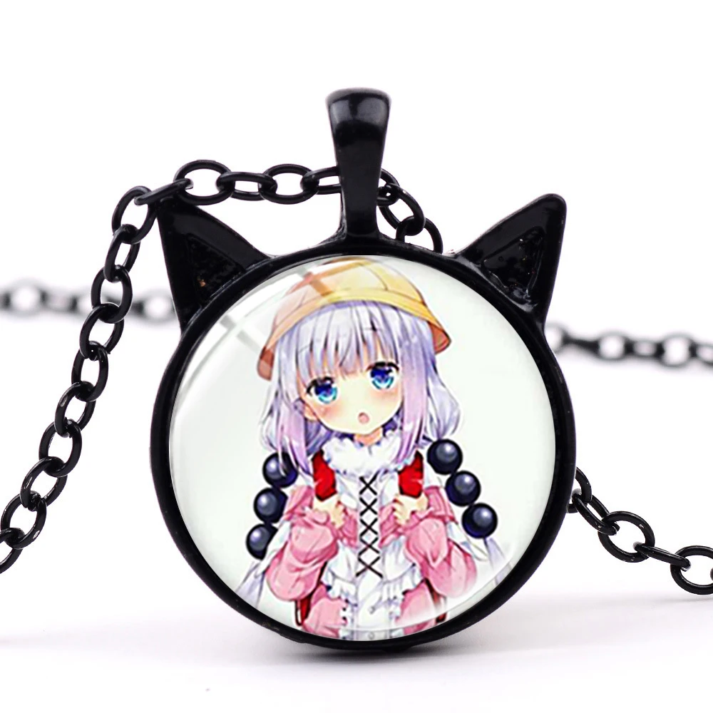 SONGDA Новые Kawaii Kanna Камуи с украшением в виде кошачьих ушек подвеска форме Цепочки и