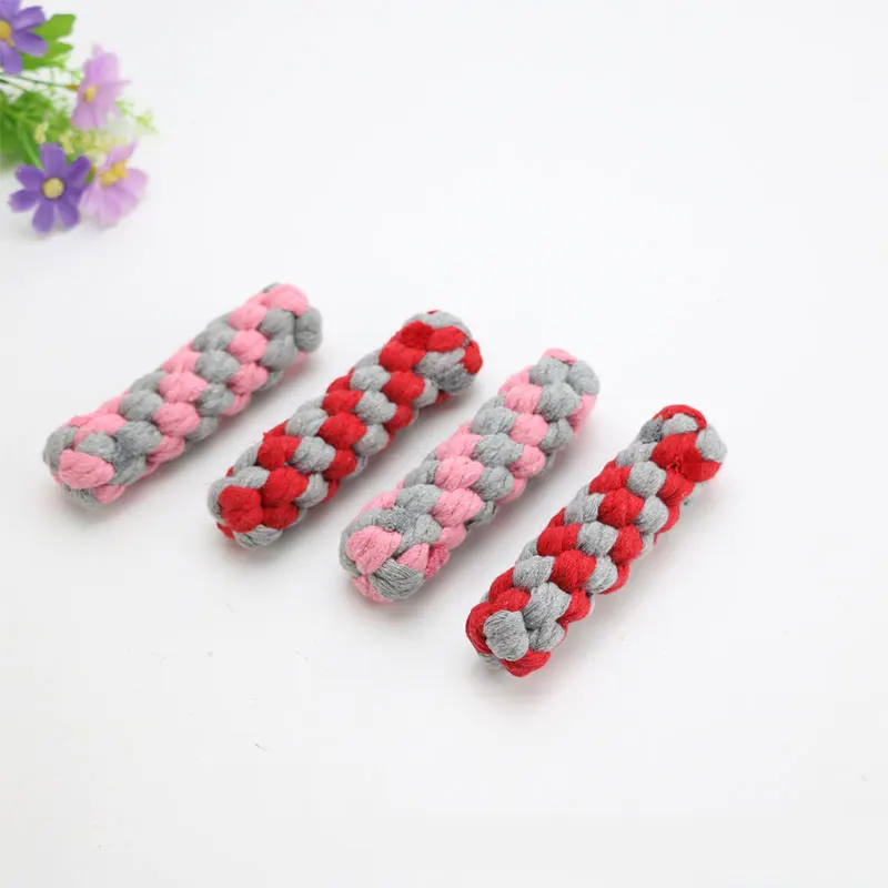 

Sausage Interactive Cotton Rope Dog Toys Bite-Resistant Pet Puppy Dog Toy Chew Ball Toy For Small Large Dogs Teeth Cleaning