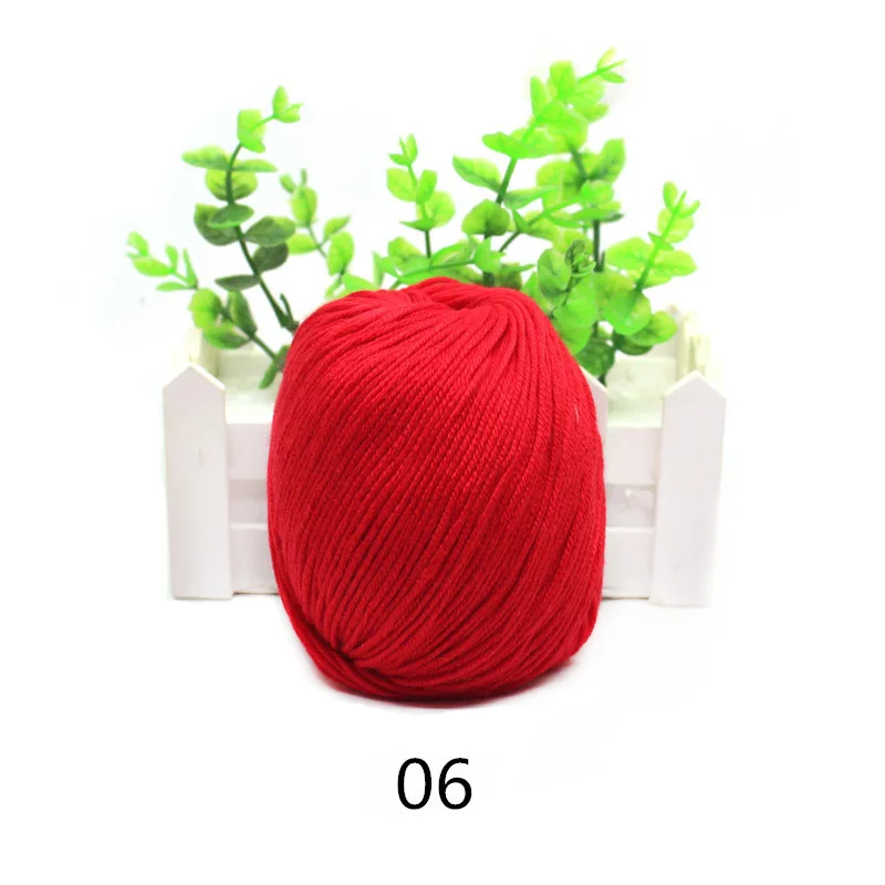 A06 35PCS 35 шт х 50 грамм кроше пряжа garen хлопчатобумажная пряжа для вязания 60% шелковое волокно лампа 40% кожа бархат wol - Цвет: A06 35PCS