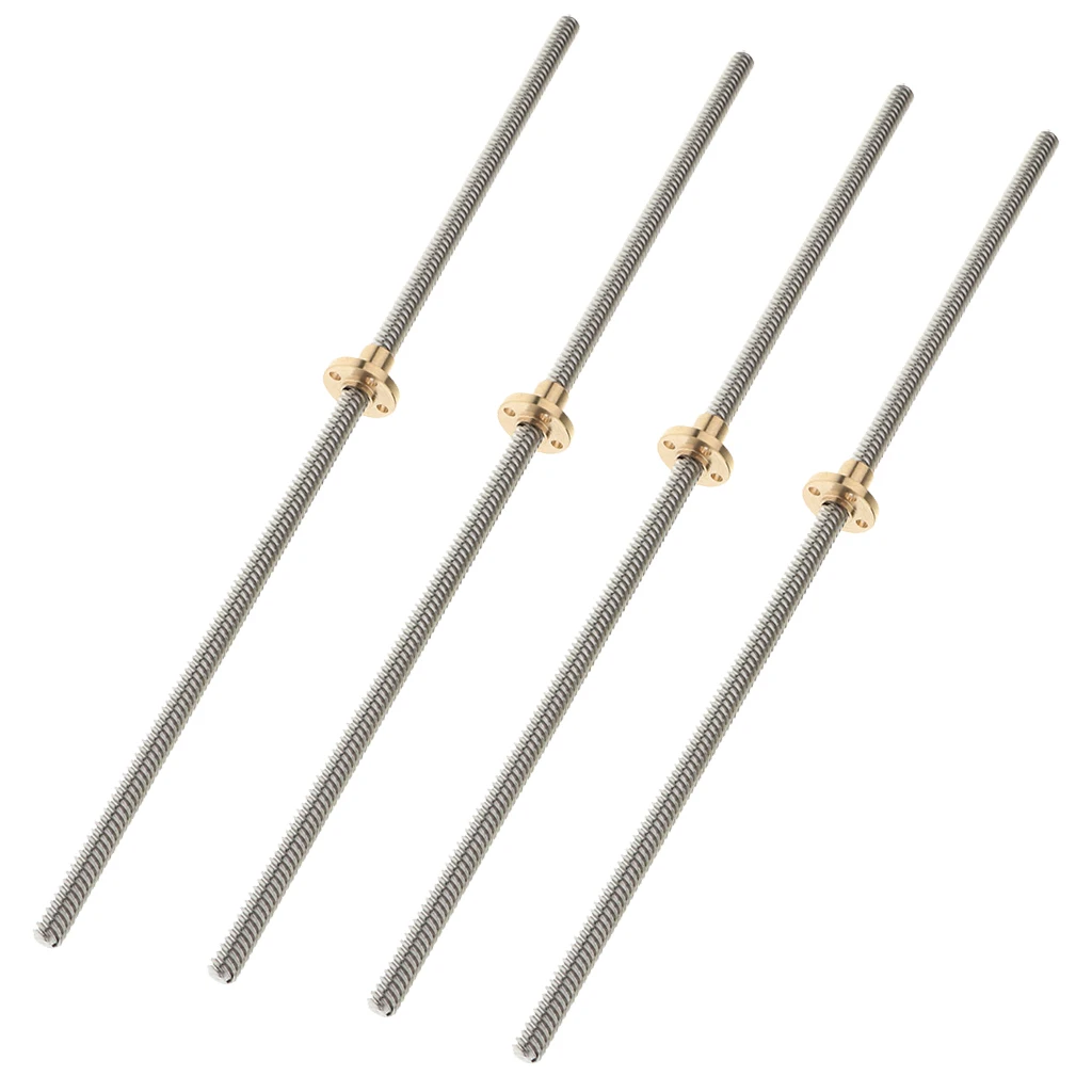 Премиум 3D принтер винтовой стержень Медная гайка линейный вал для рейки 330 мм оси