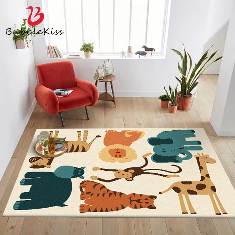 Коврики и ковер для дома гостиной с изображением животных