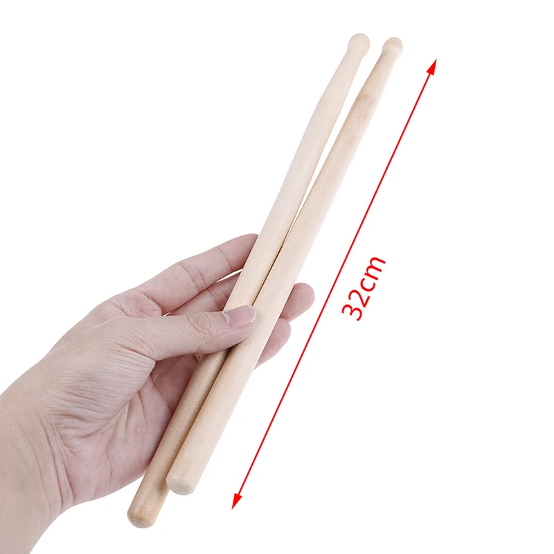 

IRIN 2Pcs Music Band Drumsticks anti-skid hard professional Drum Sticks 5A Maple Wood Military Drum Sticks musical instrument