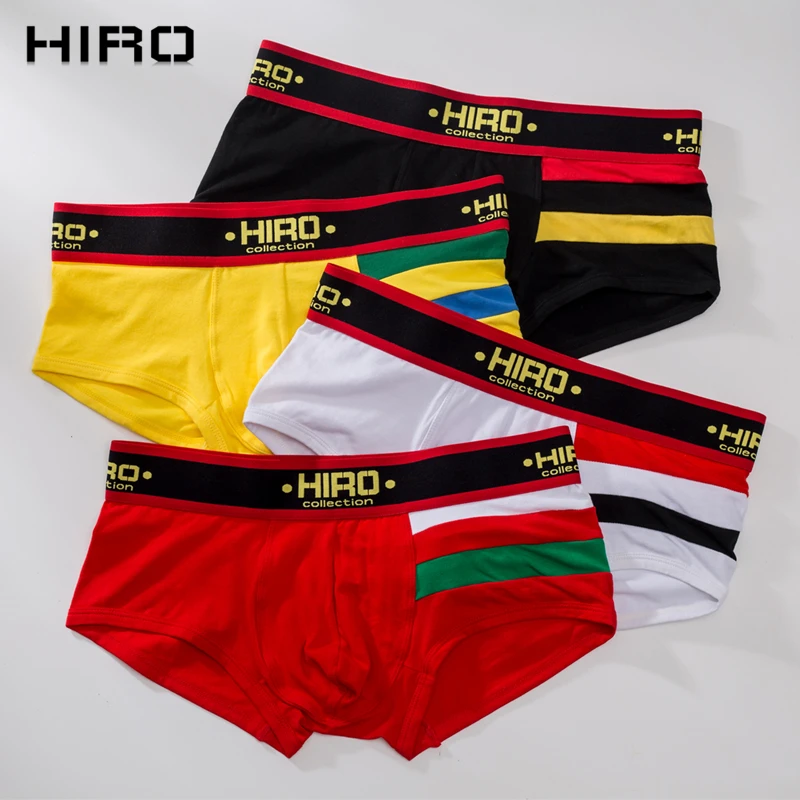 HIRO сексуальное нижнее белье для мужчин мягкие боксеры хлопковые трусы Cueca