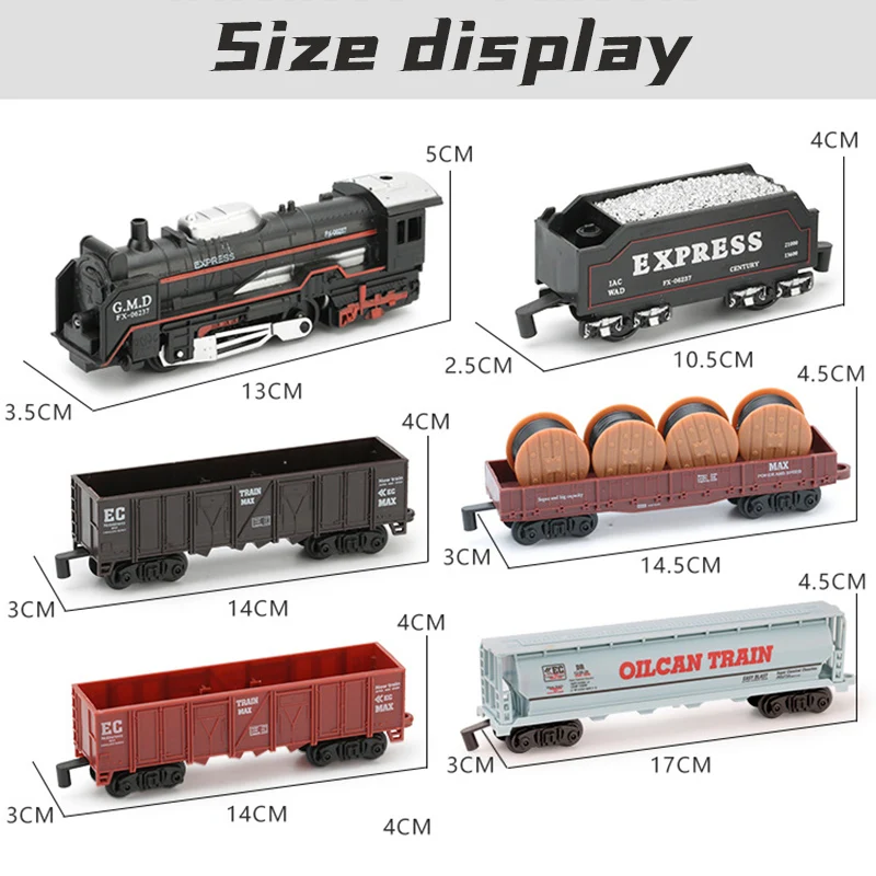 Модель электрического классического парового поезда игрушка высокоскоростной
