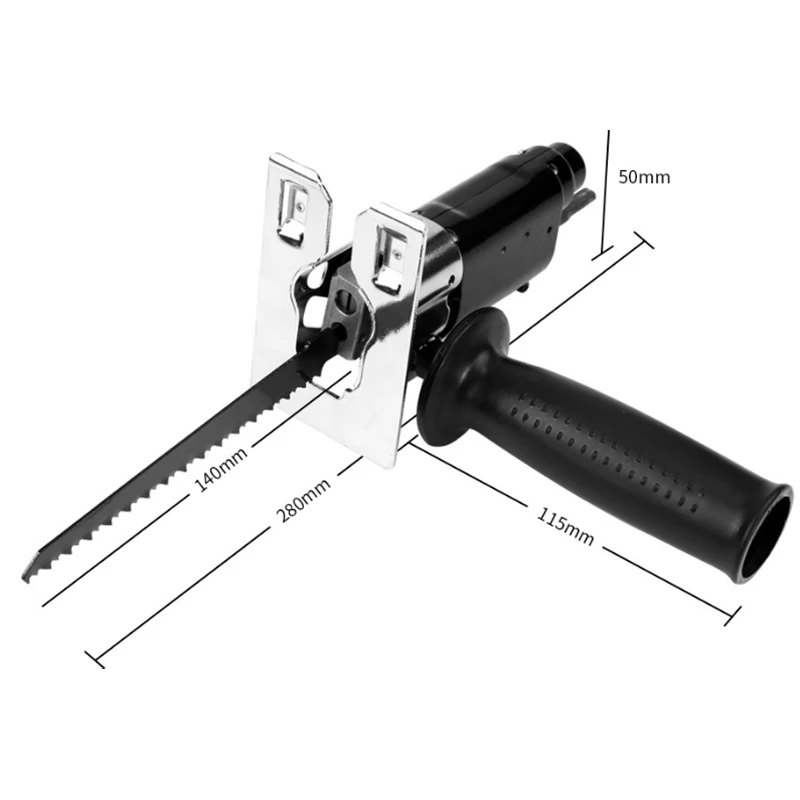 

Xzante Reciprocating Saw Attachment Change Electric Drill Into Reciprocating Saw Jig Saw Metal File For Wood Metal Cutting