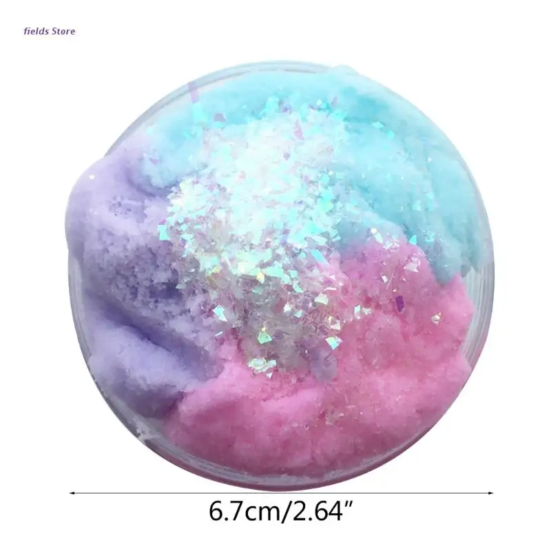 

2oz Novelty Toy Vent Ball Colorful Plasticine Sensory Fidget Soft Squeeze Toy