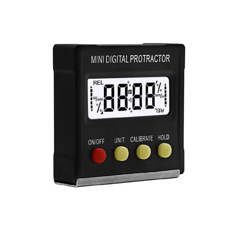 

Mini Electronic Digital Display Magnetic Digital Inclinometer Protractor Slope Level Measuring Instrument