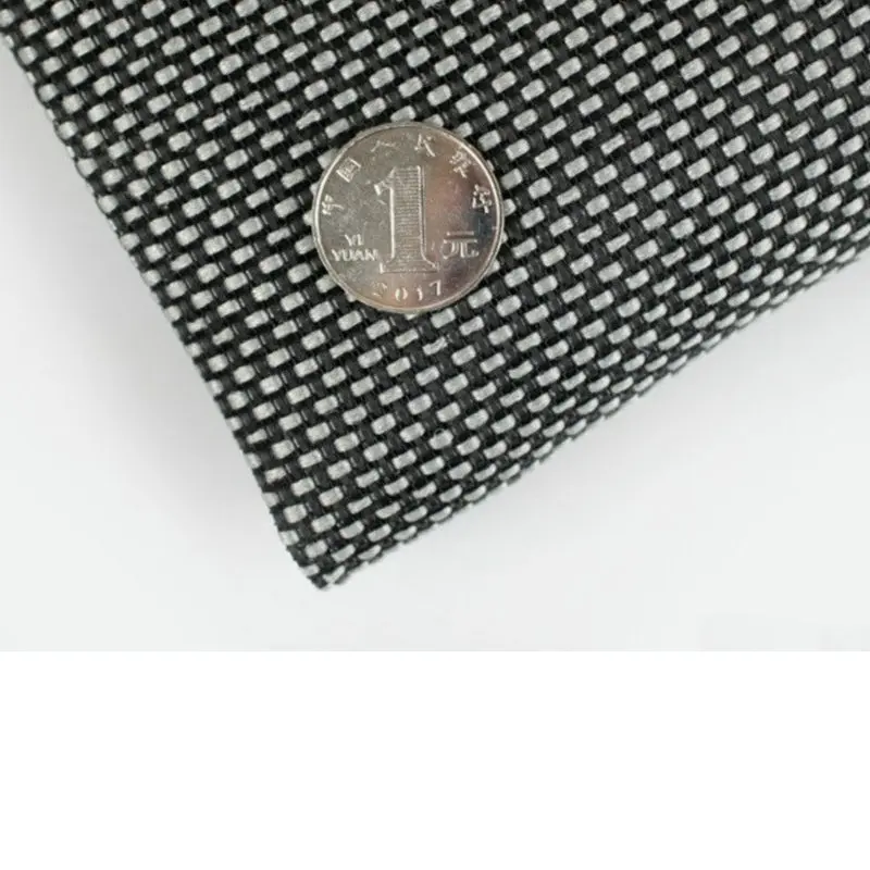 

100x150cm Thick Retro Speaker Acoustic Grille Mesh Cover Mask Professional Grade Dust-Proof Cloth Black Gray 50cm x 150cm