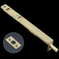 Wholesale 20PCS Heavy Brass Hidden Door Bolts Latch Lever Action Flush Slide Concealed Door Lock Latch 6~12Inch