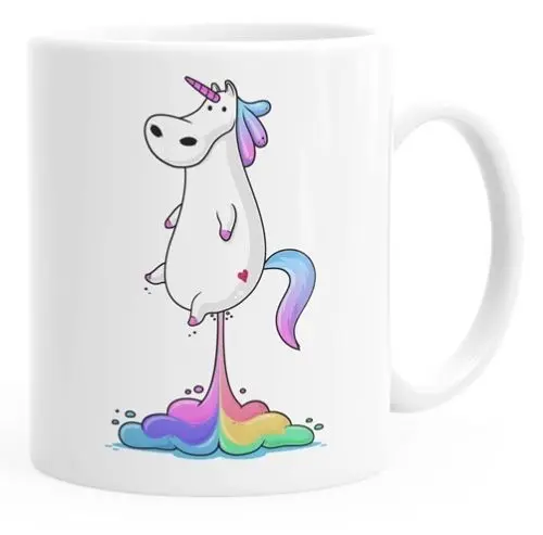 Funny Farting Unicorn Coffee Tea Mug | Дом и сад