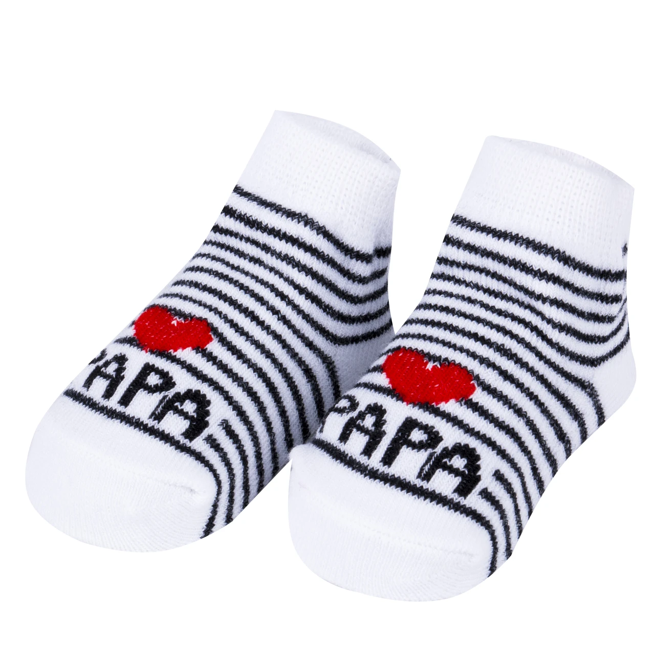 

0-6 Months Newborn baby Toddler Infant Kids Striped Cotton Love Mama Papa Socks