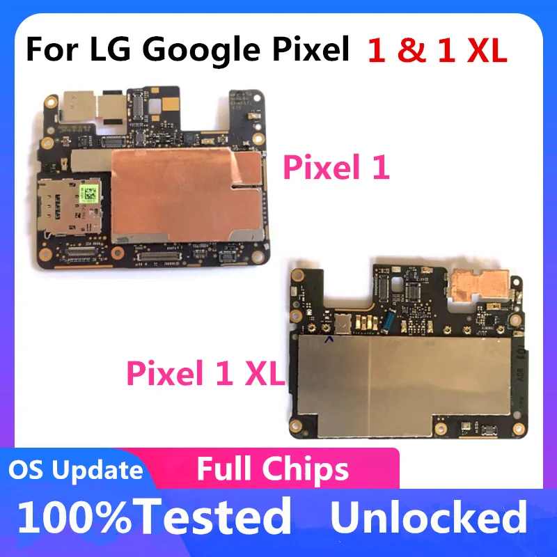 Разблокированная материнская плата для LG Google Pixel 1 и XL оригинальная с системой