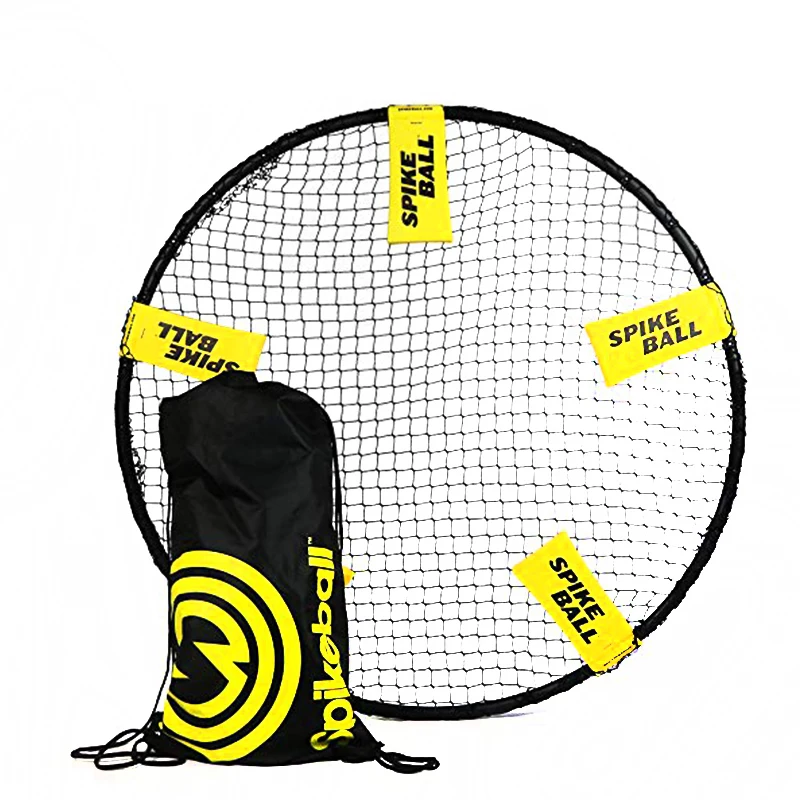 Спайк Набор для игры в мяч Мини пляжный газон волейбол с 3 шариками Spikeball фитнес оборудование для спорта на открытом воздухе команды