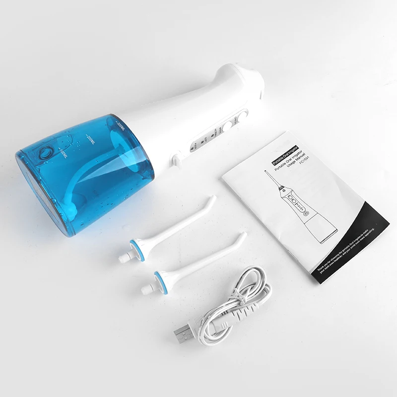 

Oral Irrigator 3 Modes Tartar Whitening USB Rechargeable Water Flosser Portable Dental 300ML Water Tank Waterproof Teeth Cleaner