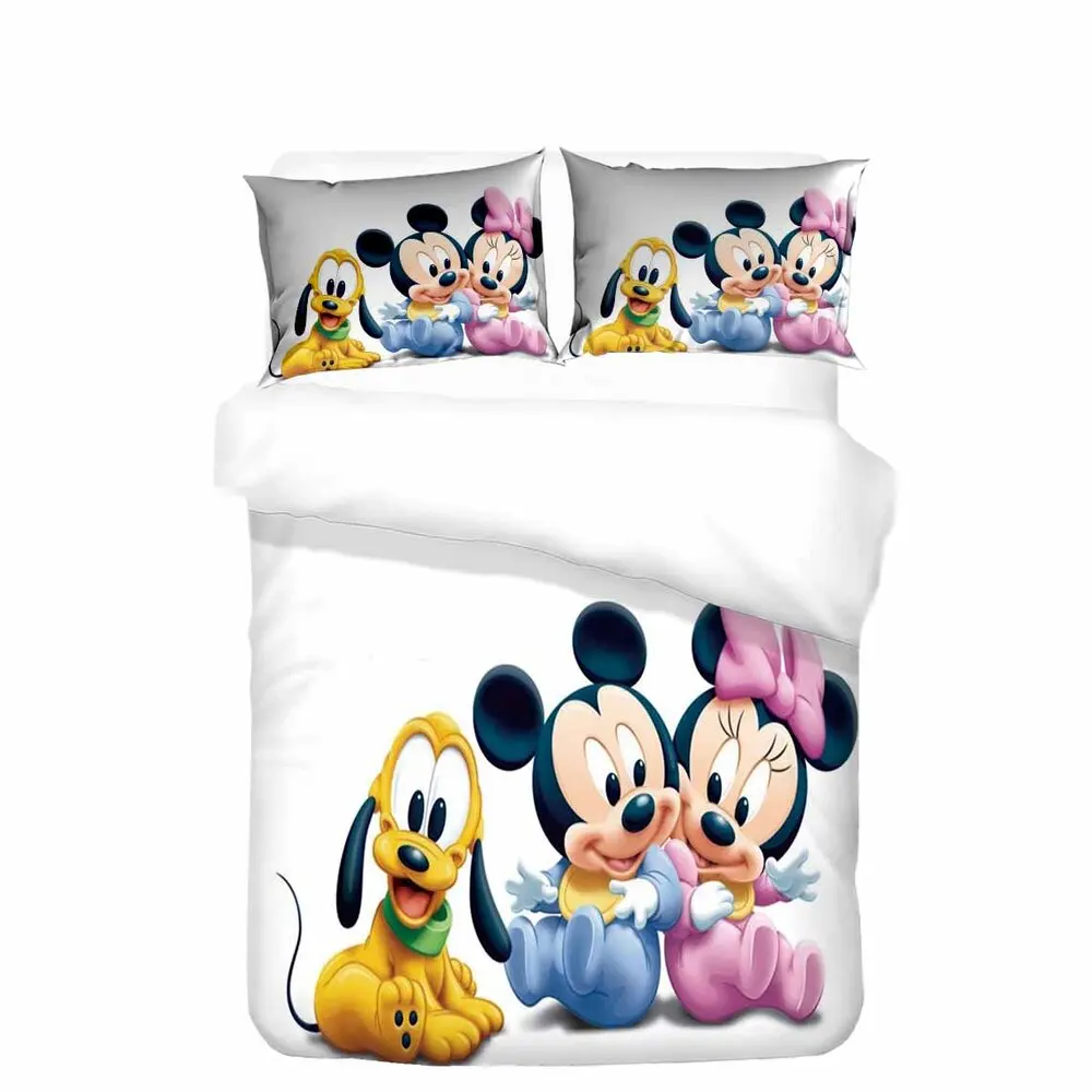 

Bedding Set 3D Print Design Duvet Cover Dropshipping children Boy gife SINGLE only 1 Pillowcase Mickey Mouse N012