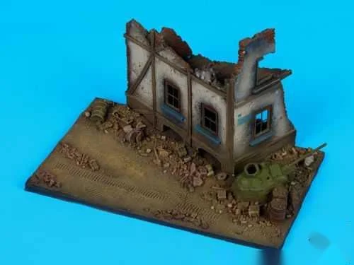 1/72 полимерная подставка под давлением для создания сцены серая модель на