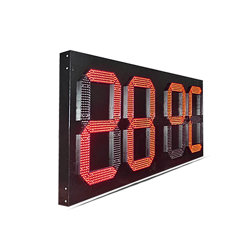 

[Honghao] пользовательский 24-дюймовый ярко-красный светодиодный цифровой 88,88 Открытый водонепроницаемый железный шкаф СВЕТОДИОДНЫЙ цифровой э...