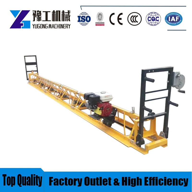 

1-18m Best Selling Road Leveling Machine Concrete Floor Concrete Vibrating Screeding Machine Petrol Drive Vibrating