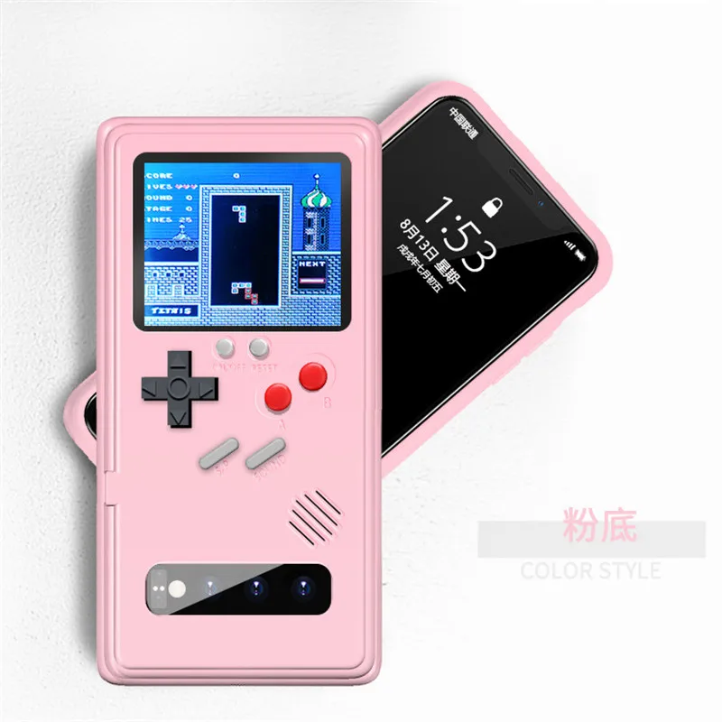 For Samsung Galaxy S10/S10 plus Retro Game Case Full Color Display Cover Note 10 Console Protection coque |