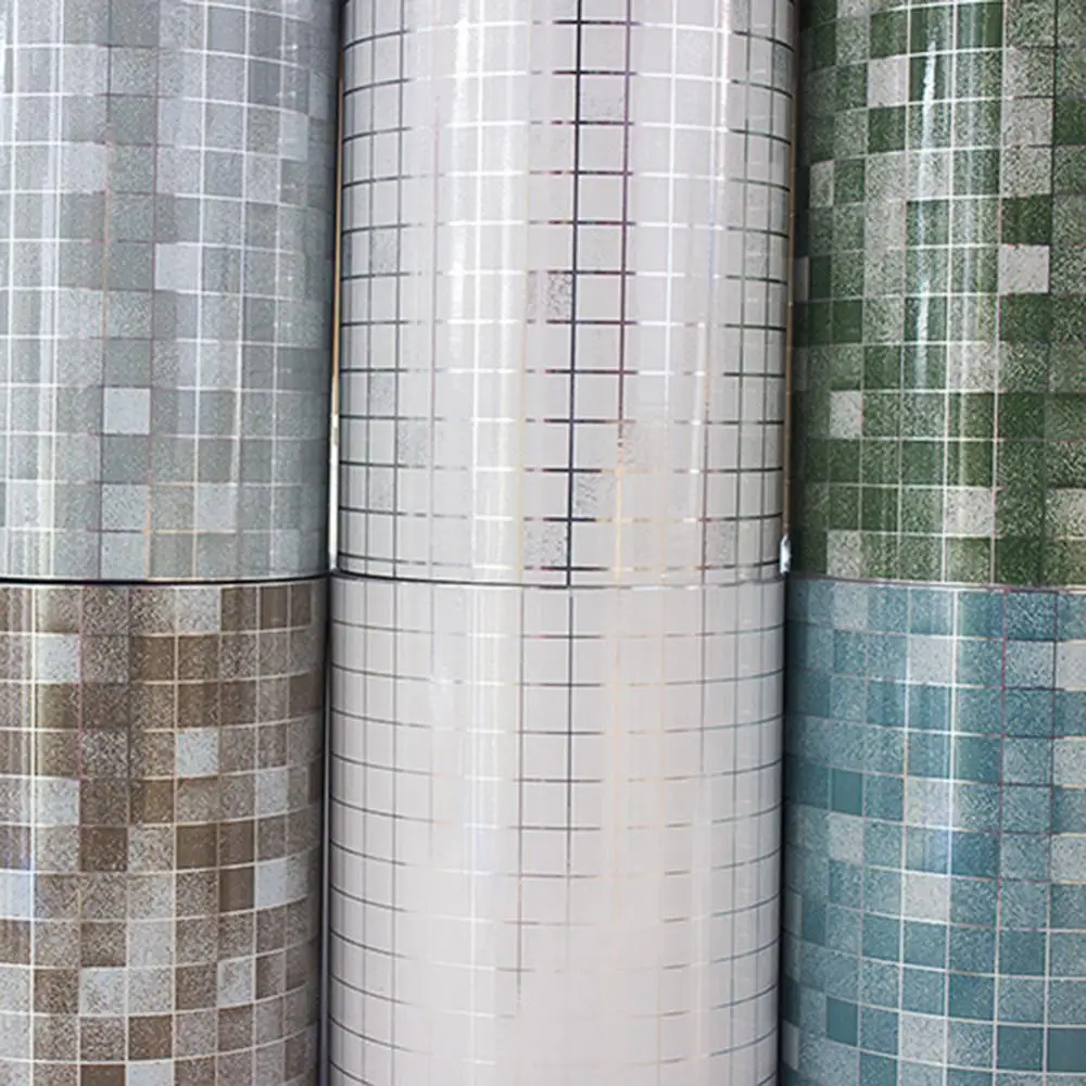 

80% Hot Sale 5m Anti-oil Heat Resistant Thicken Mosaic Wall Tile Sticker Home Kitchen Decor