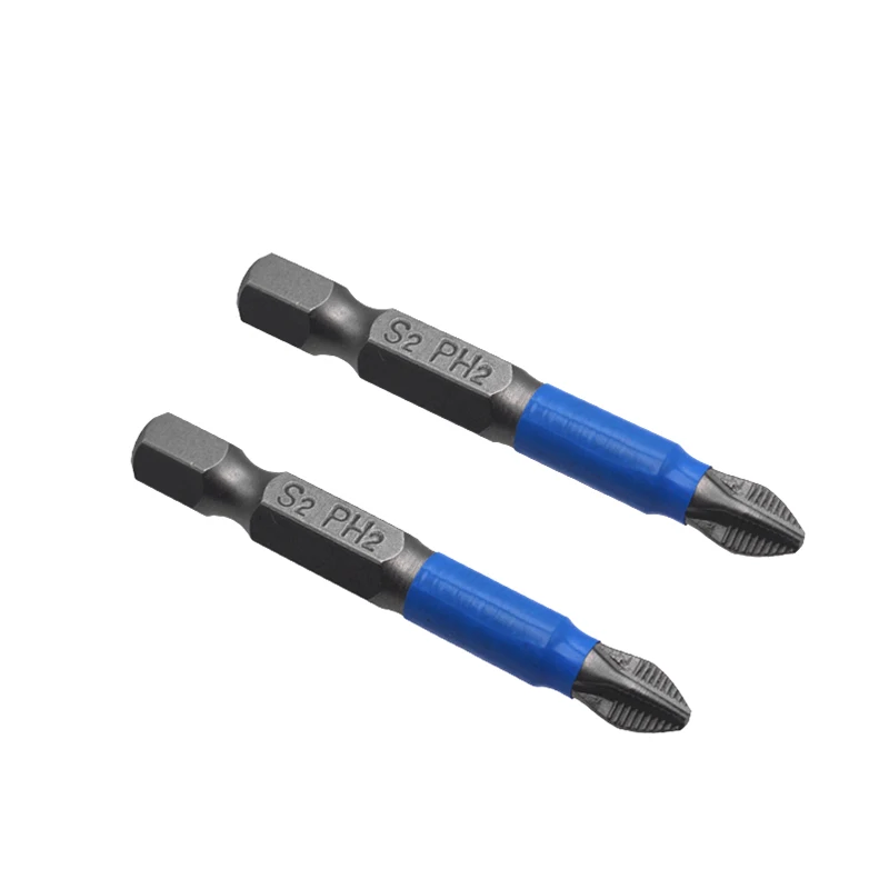 12 шт. Phillips биты с шестигранной головкой Shanked Нескользящие насадки для отвертки