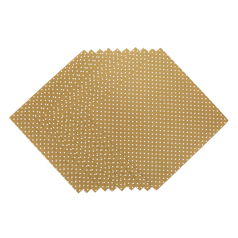 Нетканая хаки Войлок Ткань 30*30 см и узором в горошек ткань войлок для рукоделия