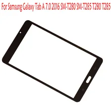 10 Pcs For Samsung Galaxy Tab A 7.0 2016 SM-T280 SM-T285 T280 T285 LCD Touch Screen Front Outer Glass Lens Panel Parts Replace