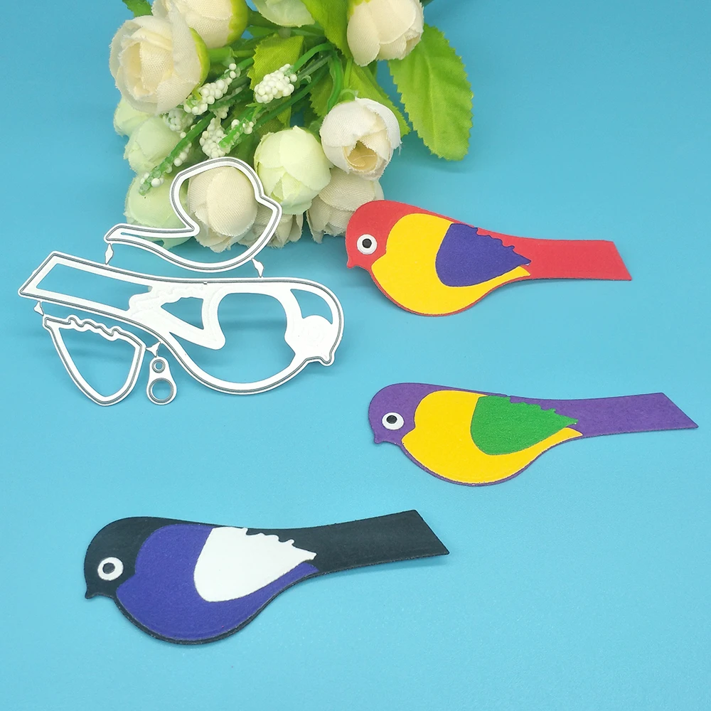 

New Thrush Bird Metal Cutting Dies Decorative DIY Scrapbooking Steel Craft Die Cut Embossing Paper Cards Stencils