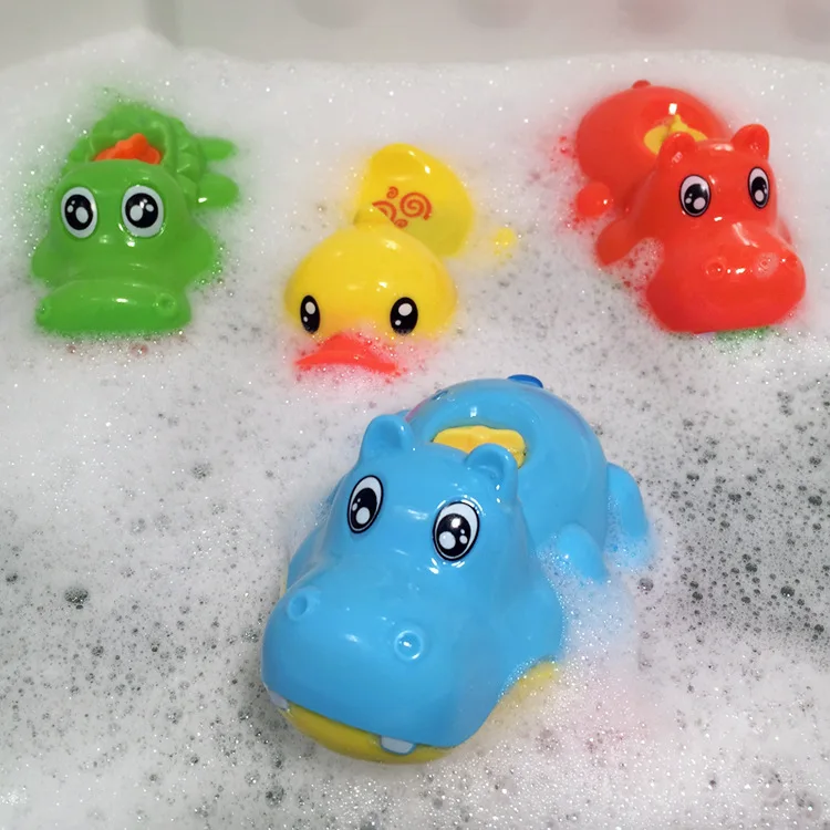 1 шт. милые Мультяшные игрушки для ванной Морские животные Черепаха утка крокодил