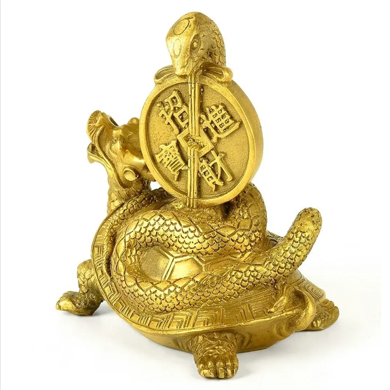 Украшение для дома в виде черепахи и змеи Zhaocai декоративное художественное