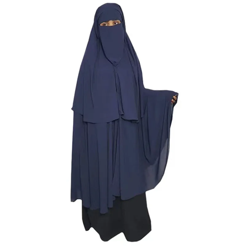 Мусульманское модное платье-шаль, мусульманское женское тюрбан, плиссированное свободное платье
