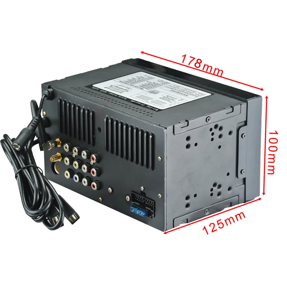 Автомобильный мультимедийный плеер универсальный на Android 9 0 DSP Восьмиядерный