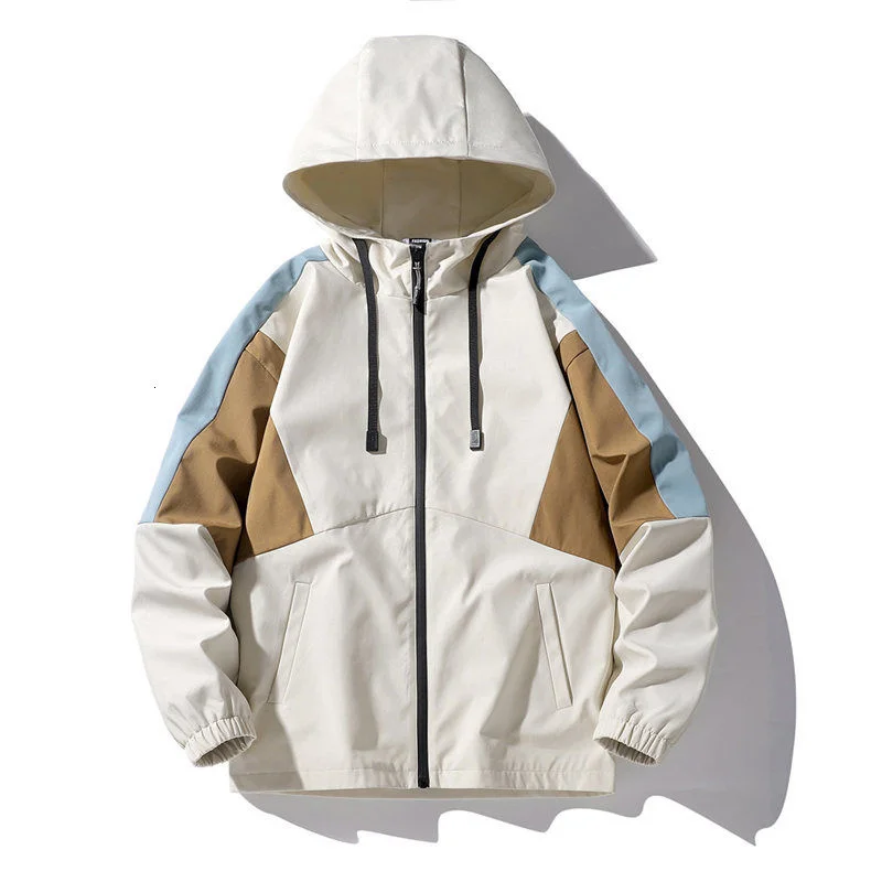 

Осенняя мода 2021, мужская повседневная Свободная куртка в стиле хип-хоп, цветной красивый универсальный Анорак, рекомендуется Бесплатная до...