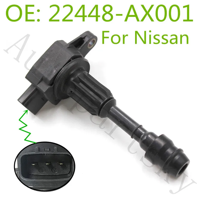 22448 AX001 OEM Катушка зажигания для Nissan Note E11 March Micra K12 03 10 1 0 2 4 катушка 22448AX001 AIC 6207F