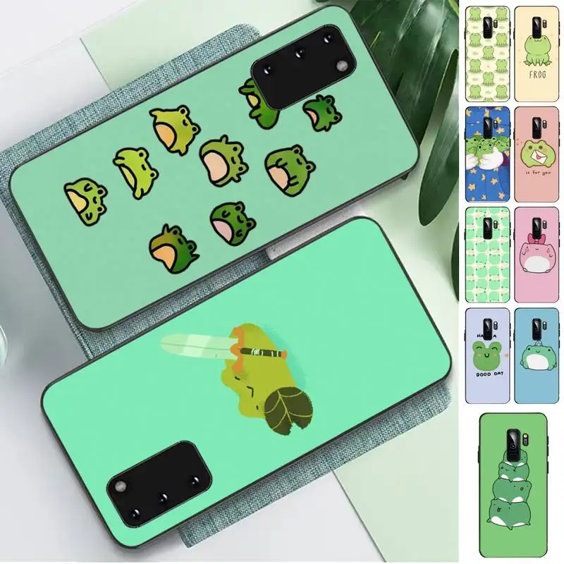 

FHNBLJ Funny Animal Frog Phone Case for Samsung S10 21 20 9 8 plus lite S20 UlTRA 7edge