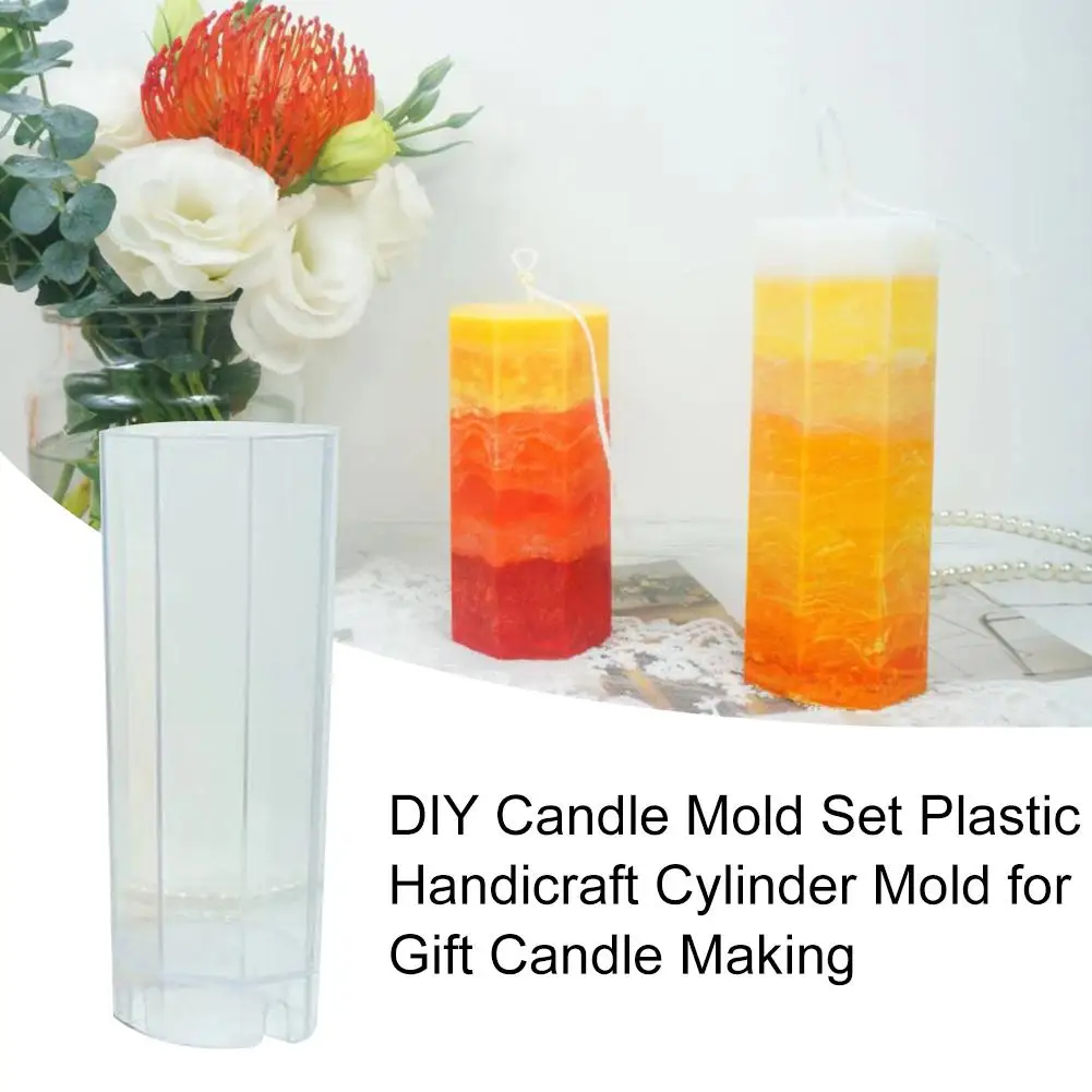 Шестигранная форма для свечи ручной работы 3D силиконовая мыла DIY пластырь