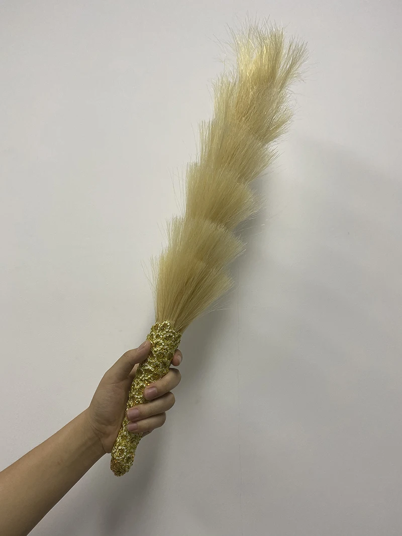 1 шт./пакет Ручной Веер из африканских перьев индейки ручная работа Фанаты для