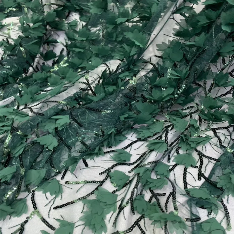 

Appliqued lace 2019 Latest French Embroidered Tulle Lace Africa Sequins Mesh Lace Fabric Sewing for Party Wedding Dress jh11-59